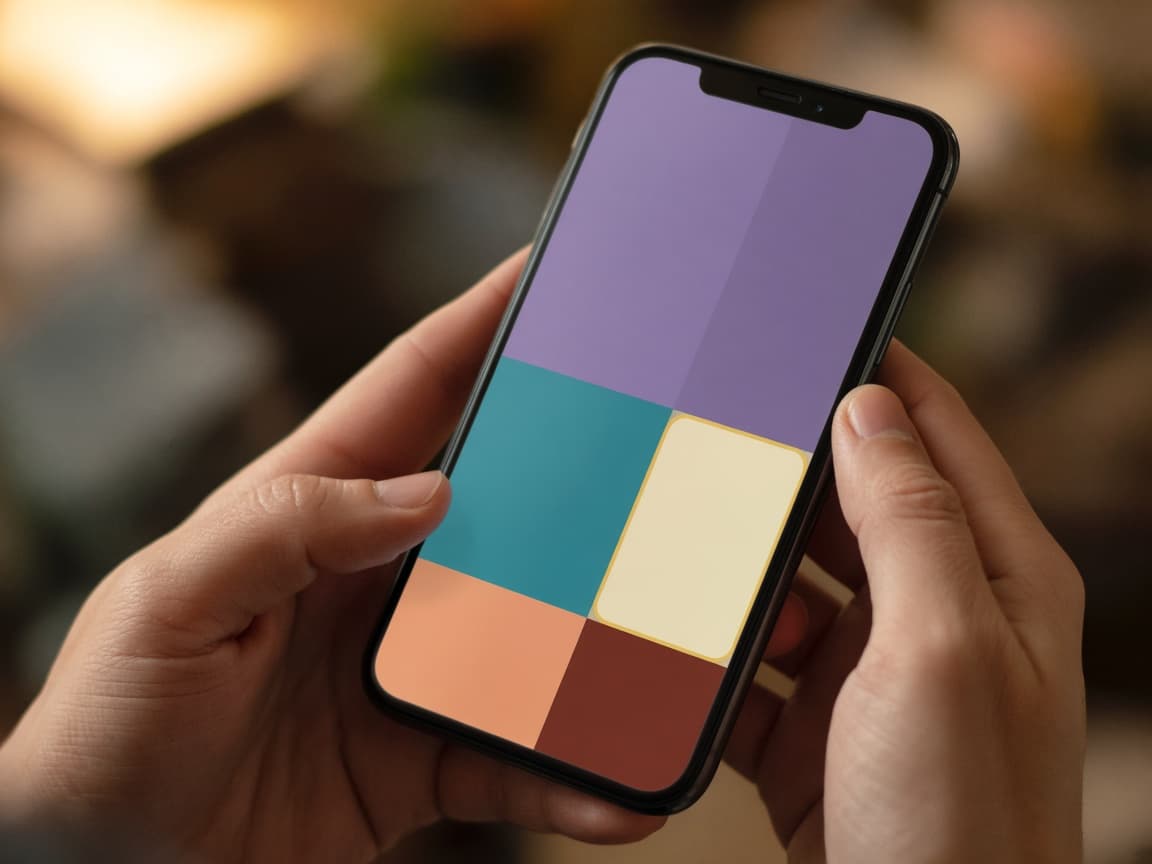 A phone showing a simple answer card