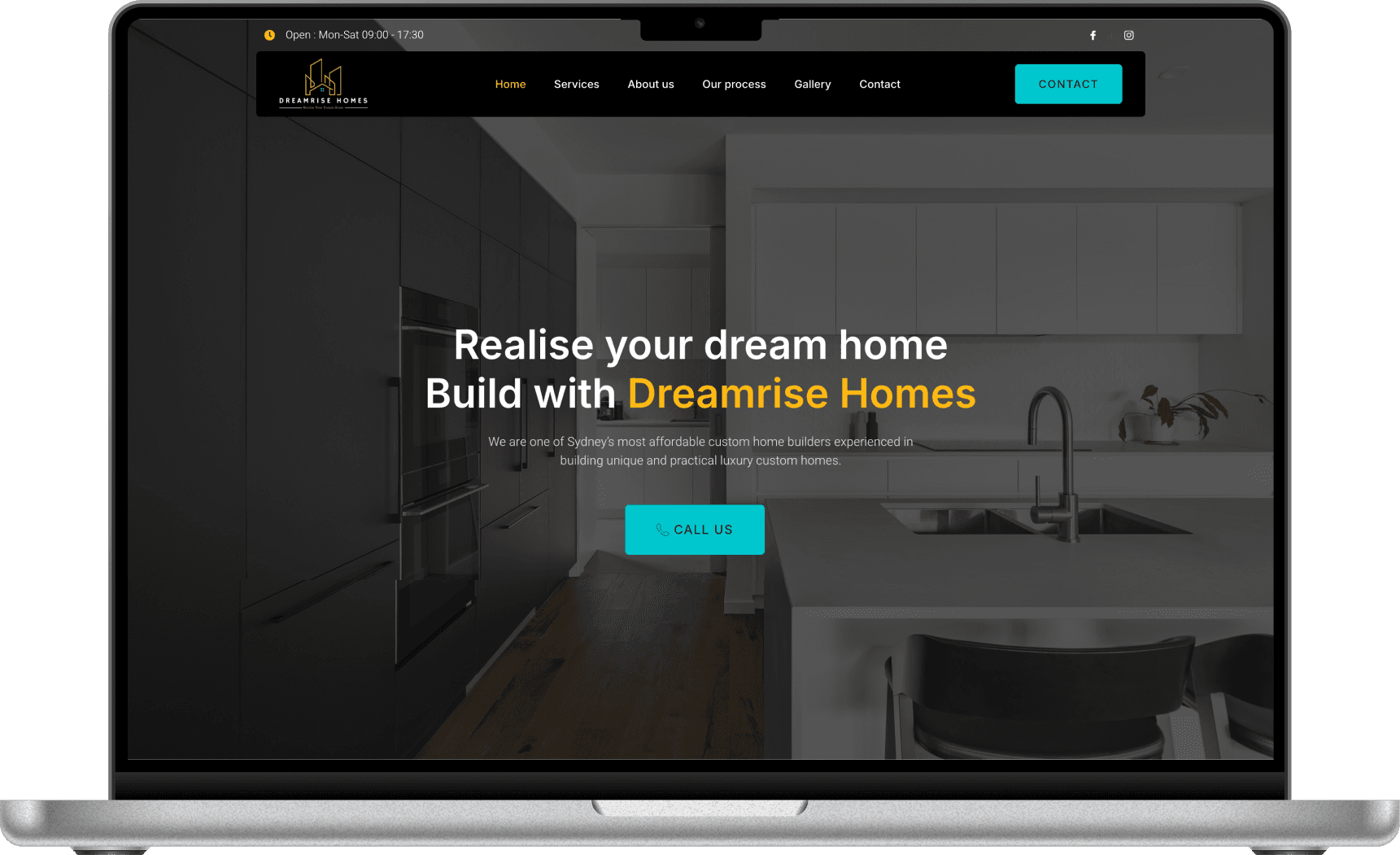 Dreamrise Homes website